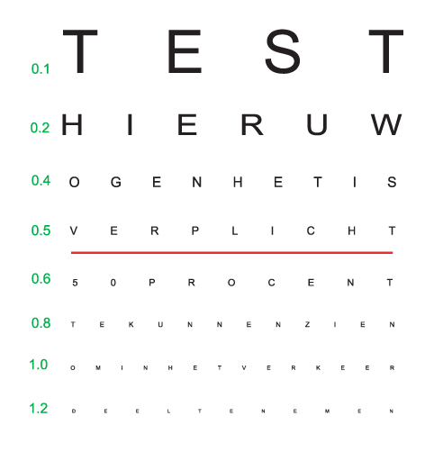 Ogentest verkeersdeelname